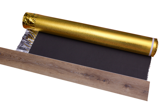 Water Mold Resistant Golden  Sound Proofing Underlay For Floating Floor