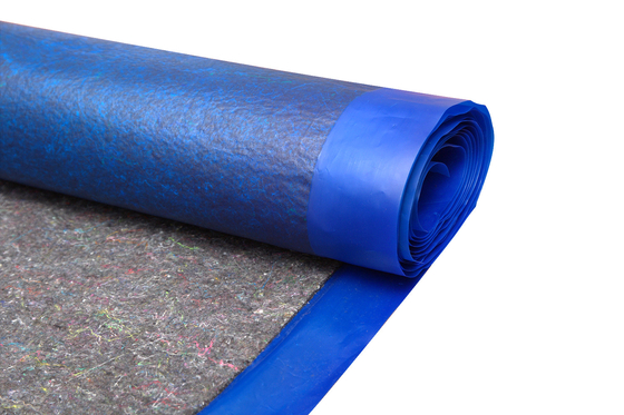 Felt 4mm Foam Underlay Overlap Blue Underlay For Laminate Flooring