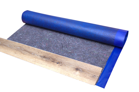 Felt 4mm Foam Underlay Overlap Blue Underlay For Laminate Flooring