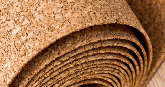 1mm SPC Flooring Underlay Shock Absorption Nature Eco Cork Foam