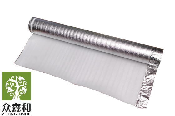 2mm Thickness Floating Floor Underlay Silver Film EPE For Waterproof Floor
